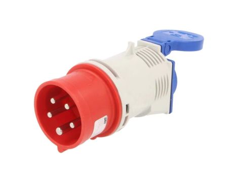 9433020Złącze zasilające AC przejście 16A 230VAC męskie/żeńskie