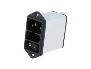 DD12.8121.111Złącze zasilające AC gniazdo męskie 8A 250VAC IEC 60320 DD12