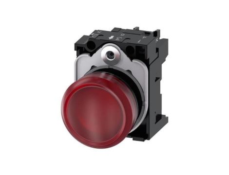 Lampka sygnalizacyjna kompletna 22mm czerwona LED 230V AC tworzywo przył śrubowe SIRIUS ACT 3SU1106-6AA20-1AA0