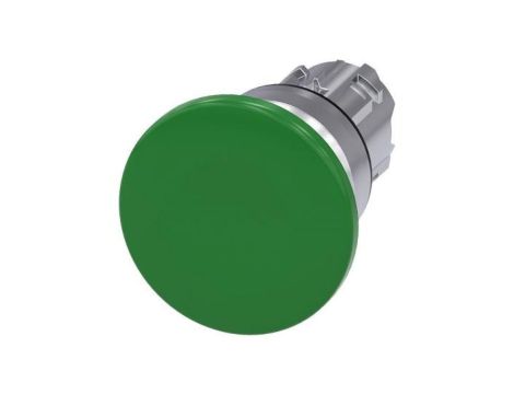 Napęd przycisku grzybkowego 22mm zielony 40 mm z samopowotem metalowy IP689k SIRIUS ACT 3SU1050-1BD40-0AA0