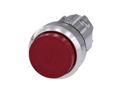 Napęd przycisko 22mm czerowny z podświetleniem metal 3SU1051-0BB20-0AA0