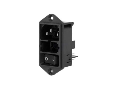 DD11.0111.1110Złącze zasilające AC gniazdo męskie 10A 250VAC IEC 60320