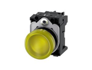 Lampka sygnalizacyjna kompletna 22mm żółta LED 24V AC-DC metal przył śrubowe SIRIUS ACT 3SU1152-6AA30-1AA0