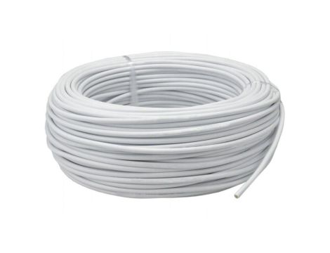 Przewód prądowy H03VV-F / OMY 300V 4x0,5 biały linka Elektrokabel 100m