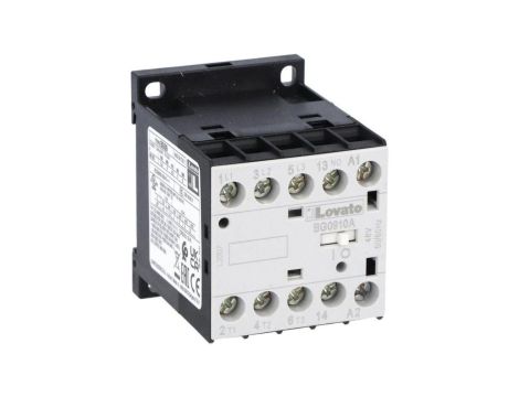 Stycznik mocy MINI 9A 4kW cewka 230V (3NO + 1NO pomocniczy) 3-modułowy LOVATO