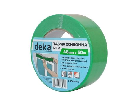 Taśma ochronna pcv do stolarki 48mm*50m