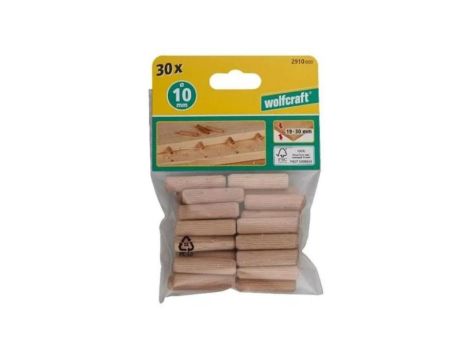 KOŁKI POŁĄCZENIOWE 10*40MM 30SZT BUK