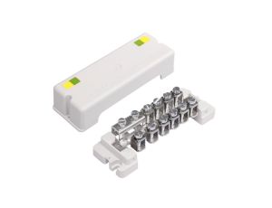 Szyna wyrównawcza do wyrównania potencjału 10x4-35mm2, 1x 30x4mm bednarka SWP-G1 A14-6108