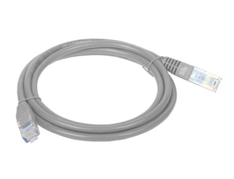 Patchcord UTP kat.6 kabel sieciowy LAN 2x RJ45 linka szary 2m Alantec