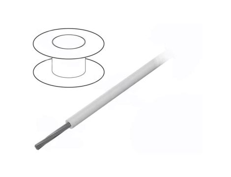 1853-WH001 Przewód na rolce 305m linka Cu 26AWG PVC biały 600V