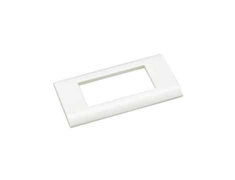 Ramka montażowa 4M 90x45 biała na moduły Mediabox