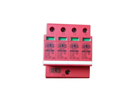 Ogranicznik przepięć standard Typ T1+T2 warystor T12 275/25 2+0 EL30B+C 4P 6kA RS