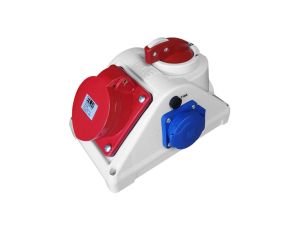 Rozdzielnica skrzynka budowlana z wyłącznikiem 0-1 COMBO 32/5 1x230V IP44 / E96062541C