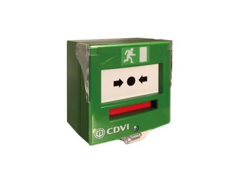 Ewakuacyjny przycisk wyjścia z elastyczną membraną, 1 styk