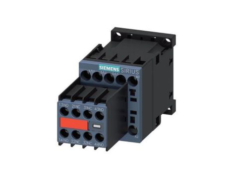 STYCZNIK, AC-3, 5.5 KW/400 V, 2 NO+2 NC, AC 230 V, 50/60 HZ, 3-BIEG, ROZMIAR S00 3RT2017-1AP04-3MA0