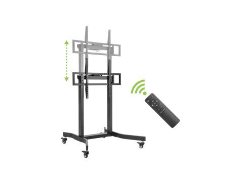Stojak mobilny TV 55-100 do 120kg elektryczny z pilotem ICA-TR68M