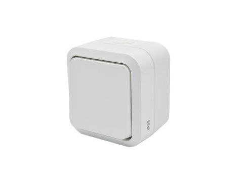 Łącznik 2-biegunowy podwójny natynkowy Aqua Pro IP55 biały / 60221