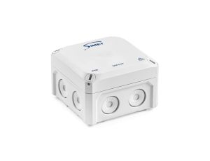 Puszka naścienna 85x85x54mm IP66 z membranami szara SNFK08 83168002