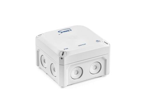 Puszka naścienna 85x85x54mm IP66 z membranami szara SNFK08 83168002