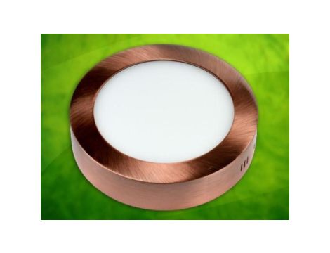 Panel led Winter 12W 230V WW mosiądz