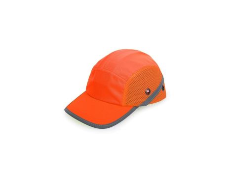 Czapka Ochronna LEKKI KASK BUMPCAP z Siateczką HEŁM Pomarańczowa