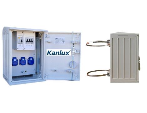 Rozdzielnica budowlana na słup (4X2P+Z) RB26x40-K40-00003W-S0-KANLUX