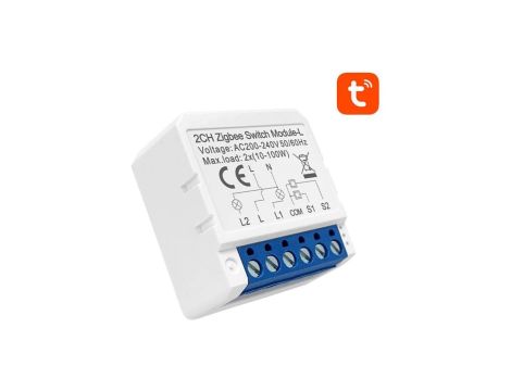 Inteligentny przełącznik dopuszkowy ZigBee Avatto LZWSM16-W2 Bez Neutralnego TUYA