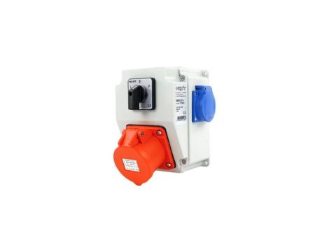 Zestaw siłowy NBOX-Z.9 1x16A 5P 1x230V wyłącznik krzywkowy L-0-P 3739409