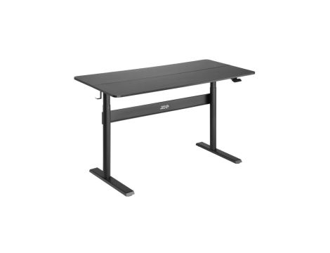 Biurko stolik z blatem 140x68cm Ergo Office, sprężyna gazowa, regulacja, do pracy stojąco siedzącej, max wys 115cm, ER-453