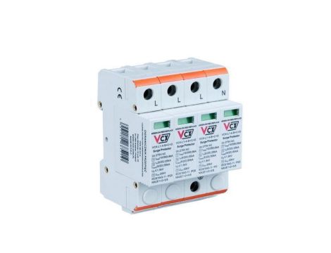 Ogranicznik przepięć klasy T1+T2+T3 4P 8kA 1,2kV Professional VCX BCD 4P 8KA