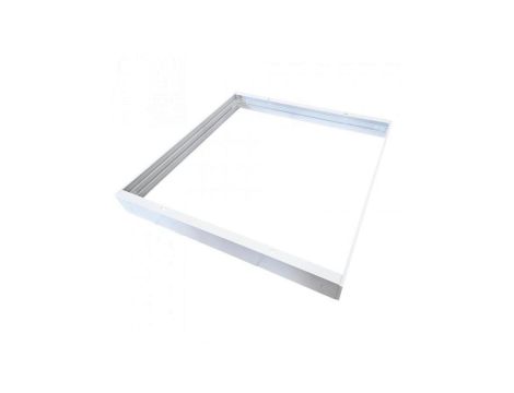Rama montażowa do panelu led 600x600x70mm zatrzaskowa aluminium biała EC20342