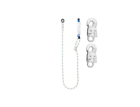 Amortyzator z linką regulowaną LB100 i zatrzaśnikami 2 x AZ002 - 2 m