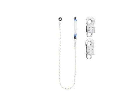 Amortyzator z linką nieregulowaną LB101 i zatrzaśnikami 2 x AZ002 2 m