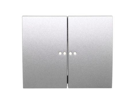 SISTENA LIFE Klawisz podwójny z podświetleniem metalic 771379