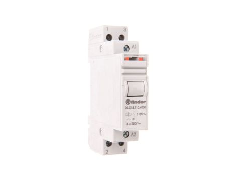 Przekaźnik bistabilny impulsowy 2Z 16A 110V AC, styk AgSnO2 20.22.8.110.4000