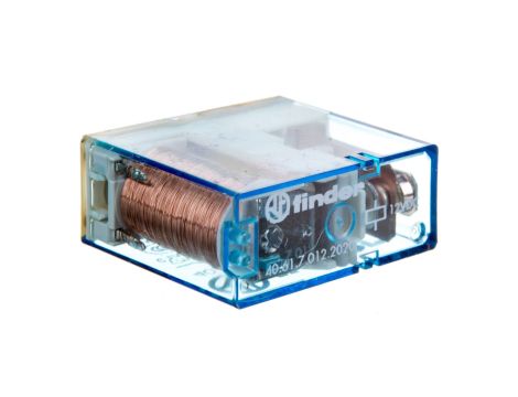 Przekaźnik miniaturowy do płytki drukowanej 1P 16A 12V DC, styki AgCdO, stopień szczelności RTII 40.61.7.012.2020