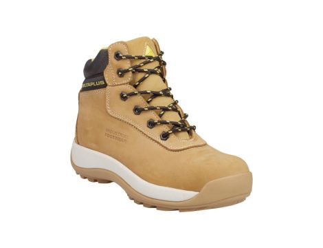 Buty ze skóry podeszwa z PU i kauczuku podnosek kompozytowy termoodporna podeszwa kolor beżowy rozmiar 43 PIED SAGAS3BE43