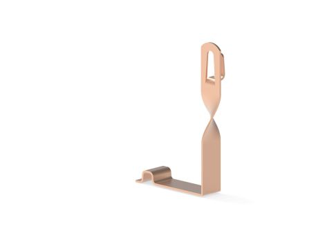 Uchwyt pod dachówkę L-150mm miedziany z zamkiem skręcony BRAAS 11.5 CU /91105603/