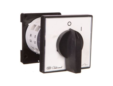 Łącznik krzywkowy 0-I 3P 25A na szynę IP65 Łuk E25-14 952504