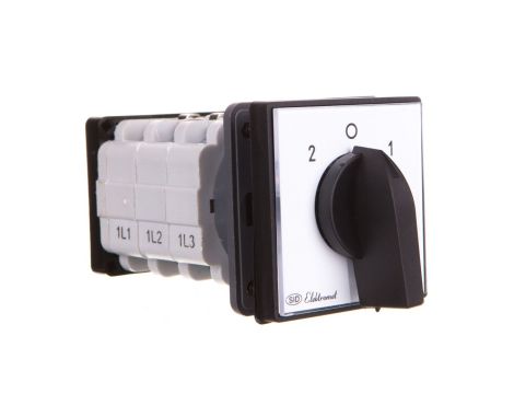 Łącznik krzywkowy 2-0-1 3P 25A na szynę IP65 Łuk 25-74 922580