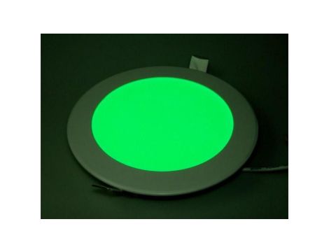 Panel led okragły Round 12W 230V zielony
