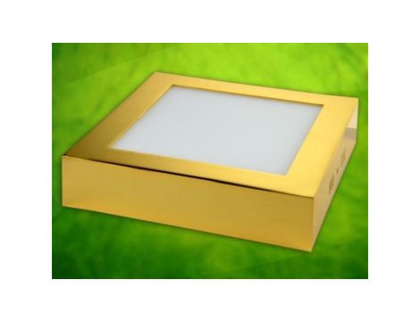 Panel led Rektus 12W 230V złoty DW