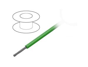 422607-GR005 Przewód na rolce 30,5m linka Cu 26AWG PVC zielony 300V