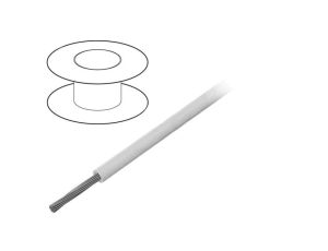 3050-WH001 Przewód na rolce 305m linka Cu 24AWG PVC biały 300V