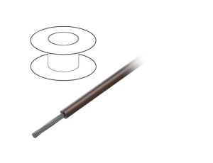 3055-BR005 Przewód na rolce 30,5m linka Cu 18AWG PVC brązowy 300V