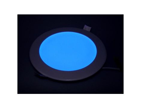 Panel led okragły Round 12W 230V niebieski