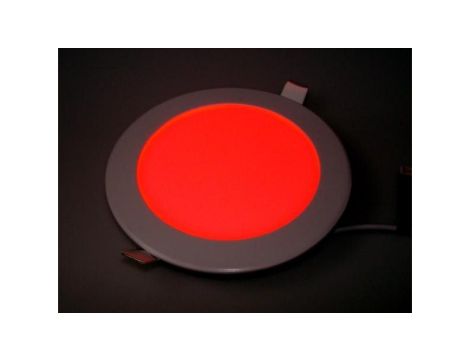 Panel led okragły Round 12W 230V czerwony