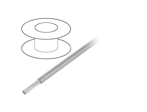 7053-SL005 Przewód na rolce 30,5m linka Cu 26AWG PVC ciemnoszary 150V