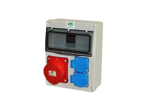 Zestaw zasilający MIKO-8M 32A/5P + 2x230V IP44 E901308005