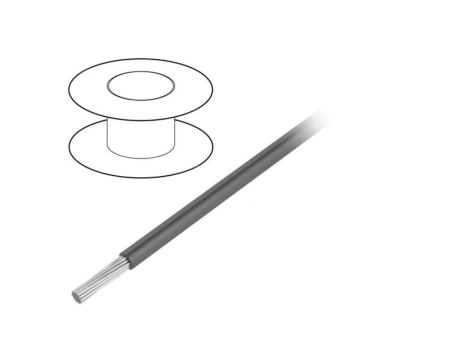 3050-SL005 Przewód na rolce 30,5m linka Cu 24AWG PVC ciemnoszary 300V